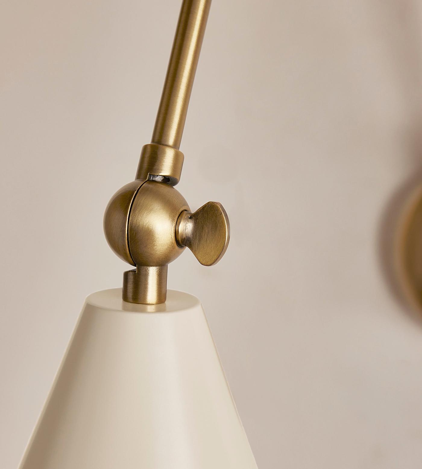 Vincent Wall Light, Cream Shade