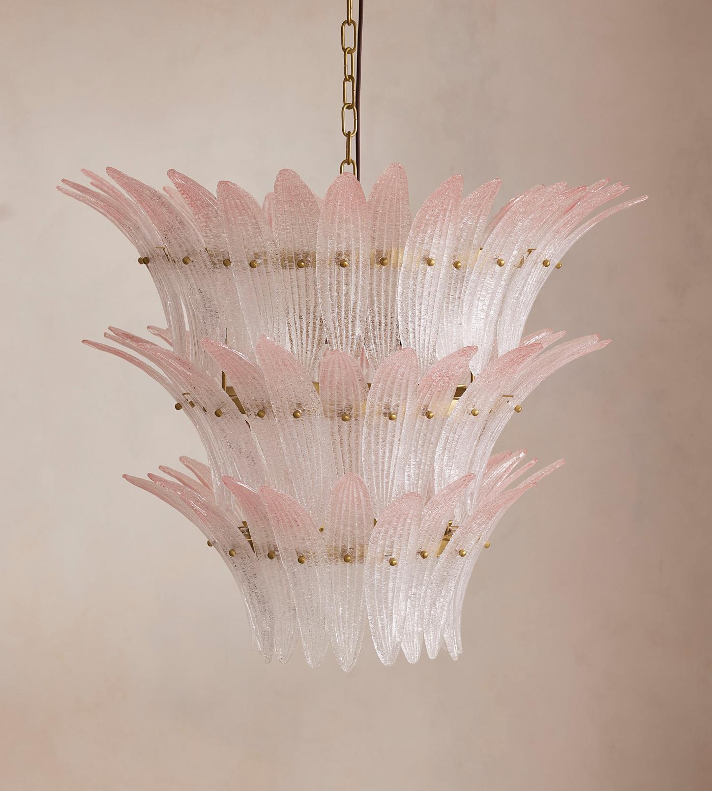 Treviso Chandelier, Pink
