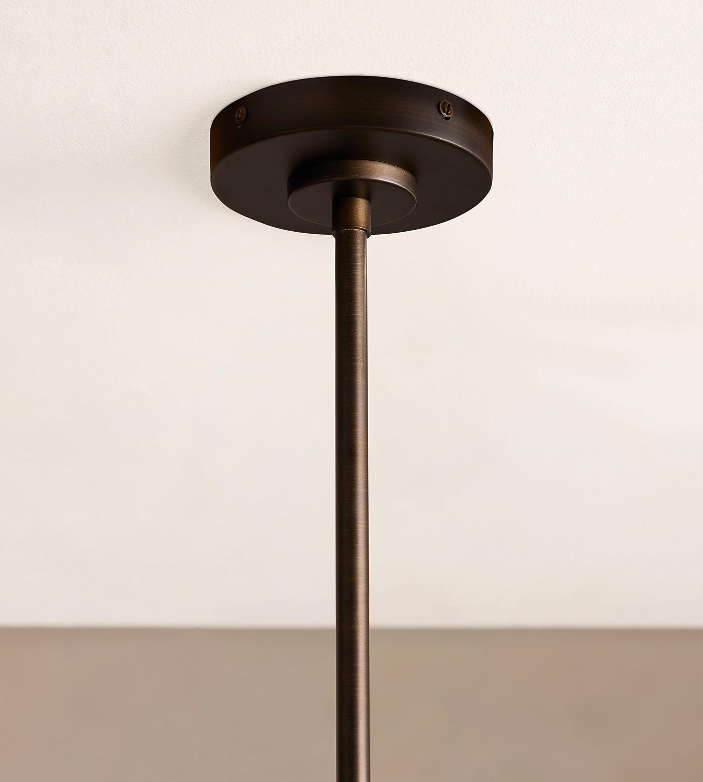 Isobella Chandelier, Blackened Brass, Large
