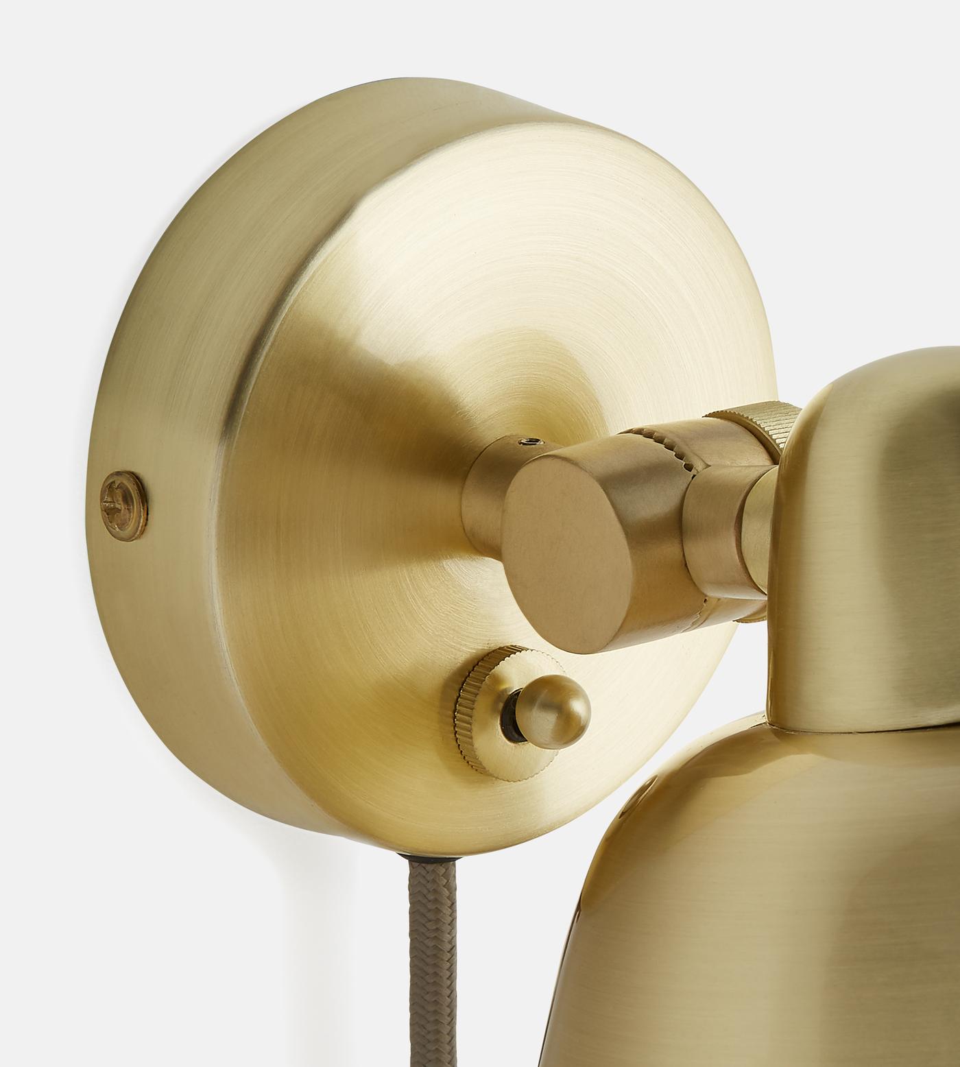 Brass Geo Wall Light