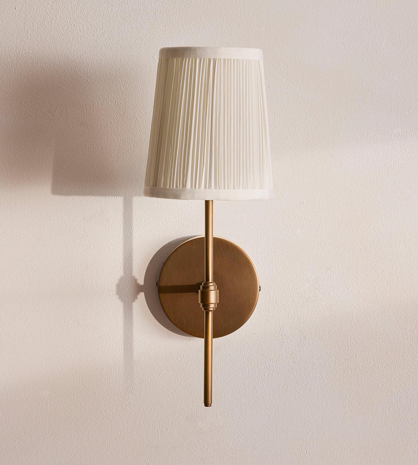 Isobella Wall Light, Antiqued Brass