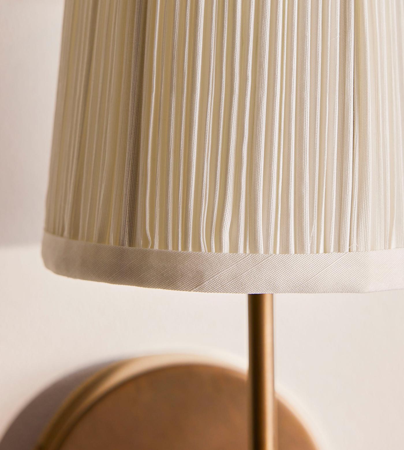 Isobella Wall Light, Antiqued Brass