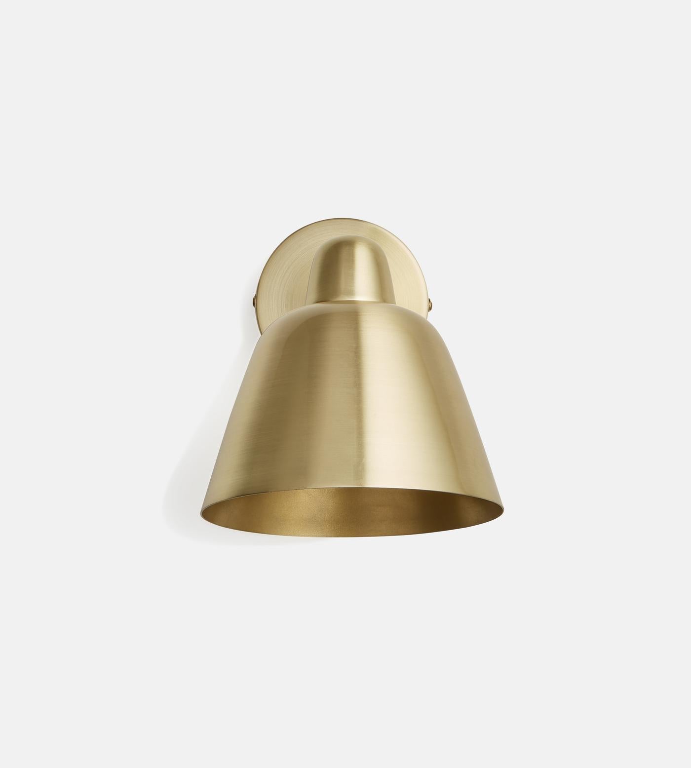 Brass Geo Wall Light