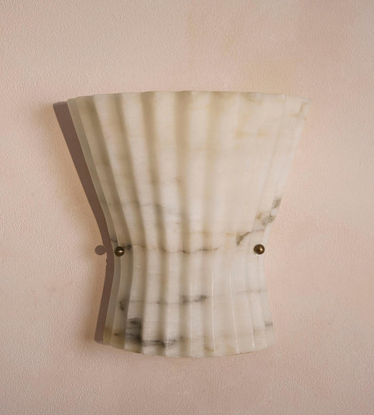 Mallory Wall Light, Alabaster