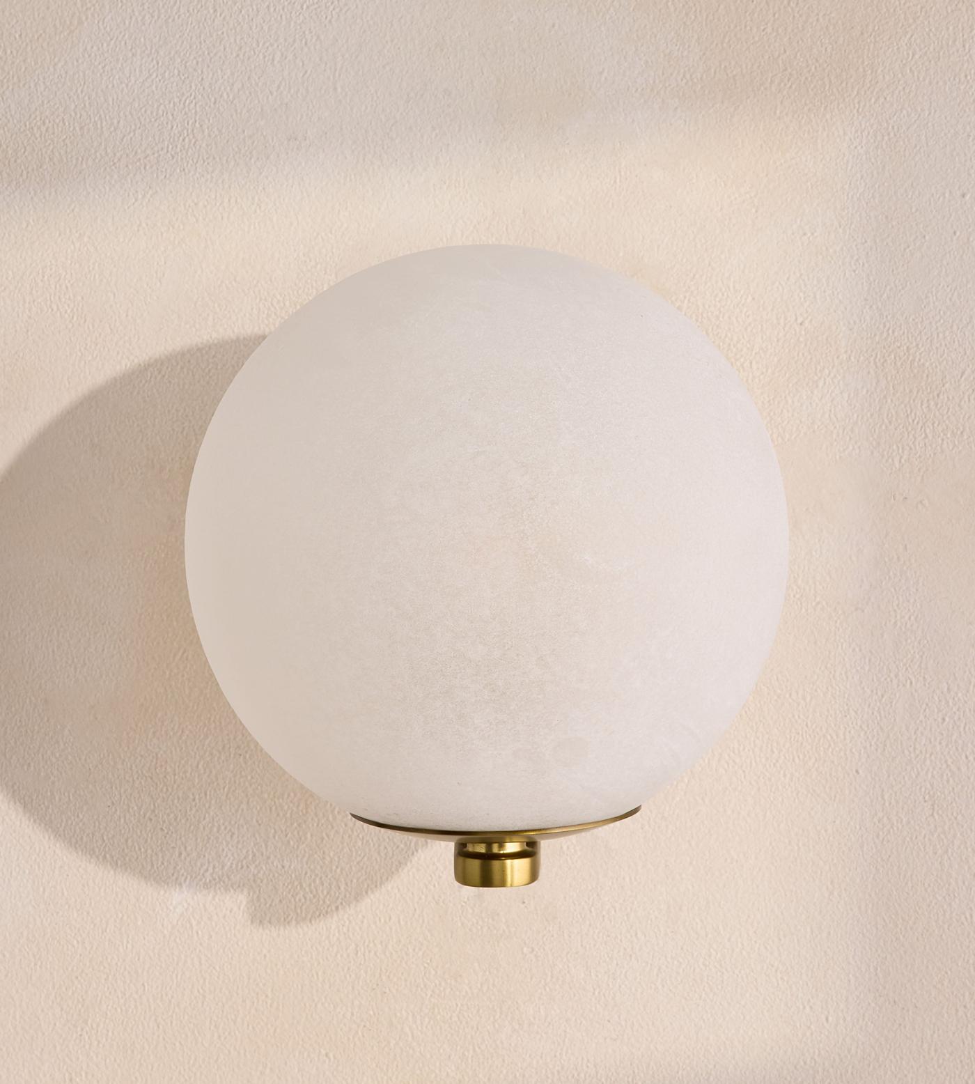 Eleni Wall Light, Salt Blasted