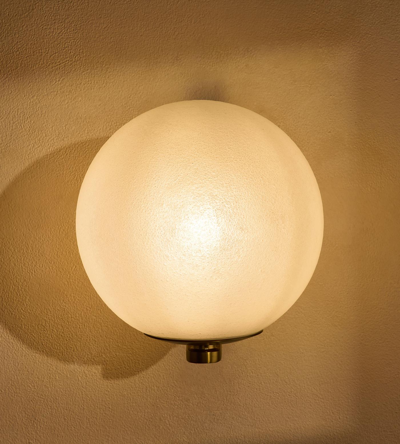 Eleni Wall Light, Salt Blasted