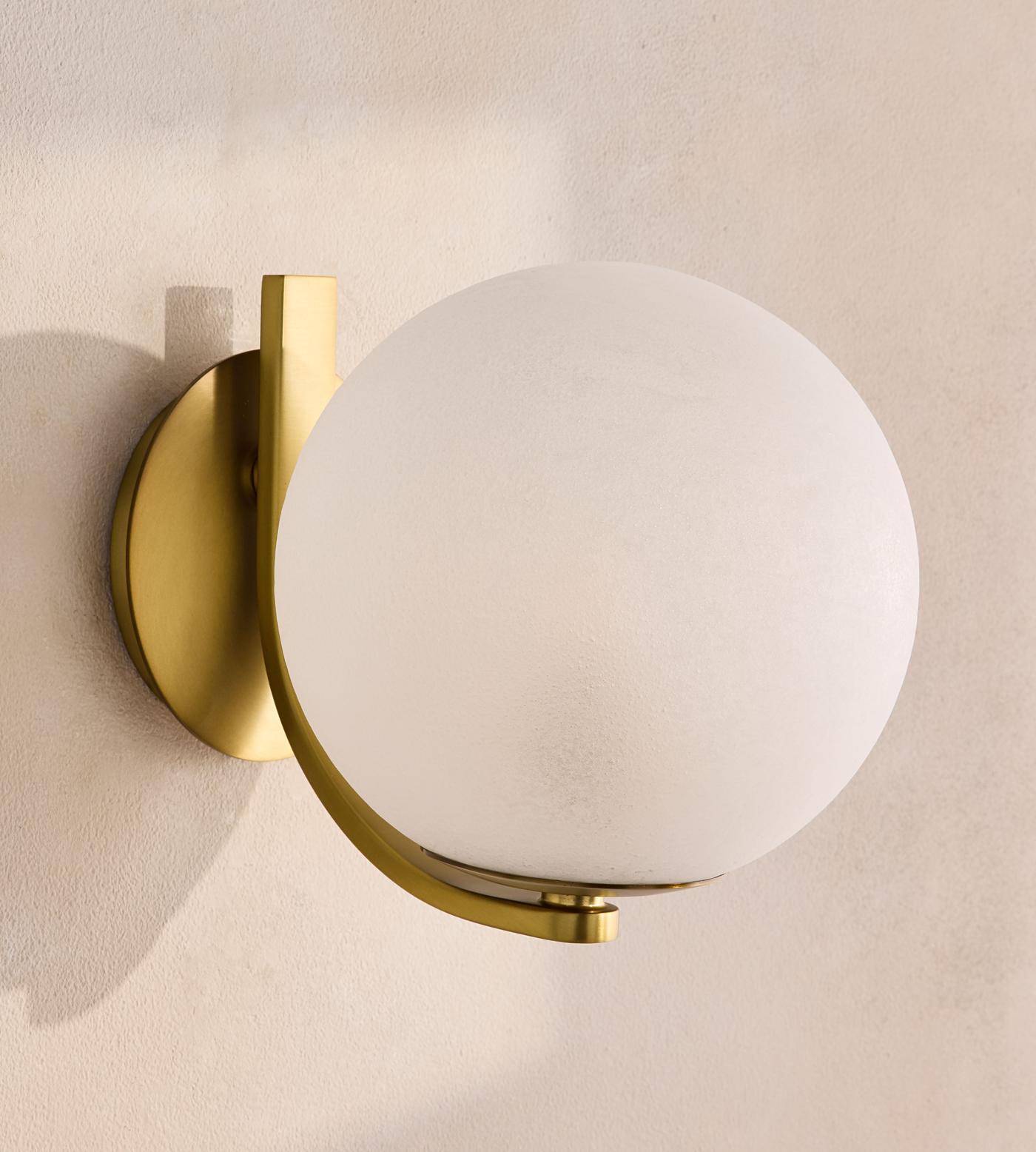 Eleni Wall Light, Salt Blasted