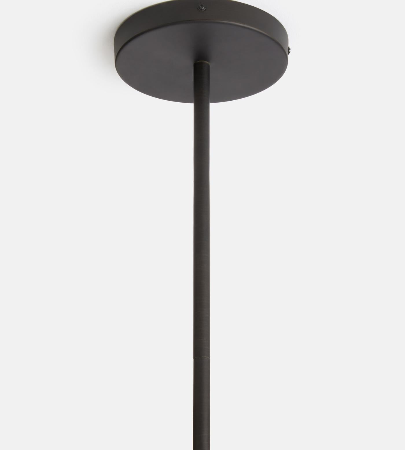 Seed Chandelier, Blackened Brass