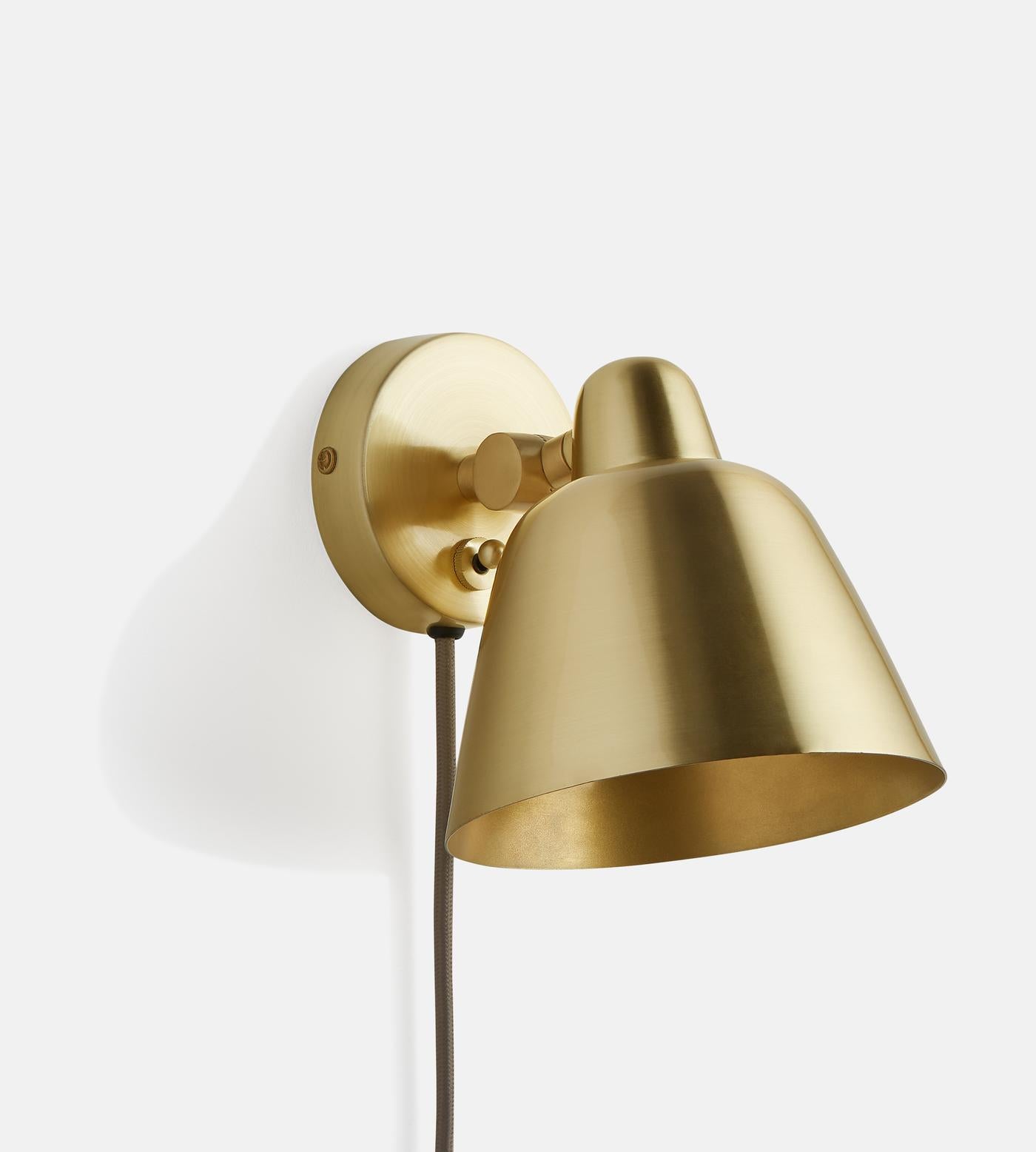 Brass Geo Wall Light