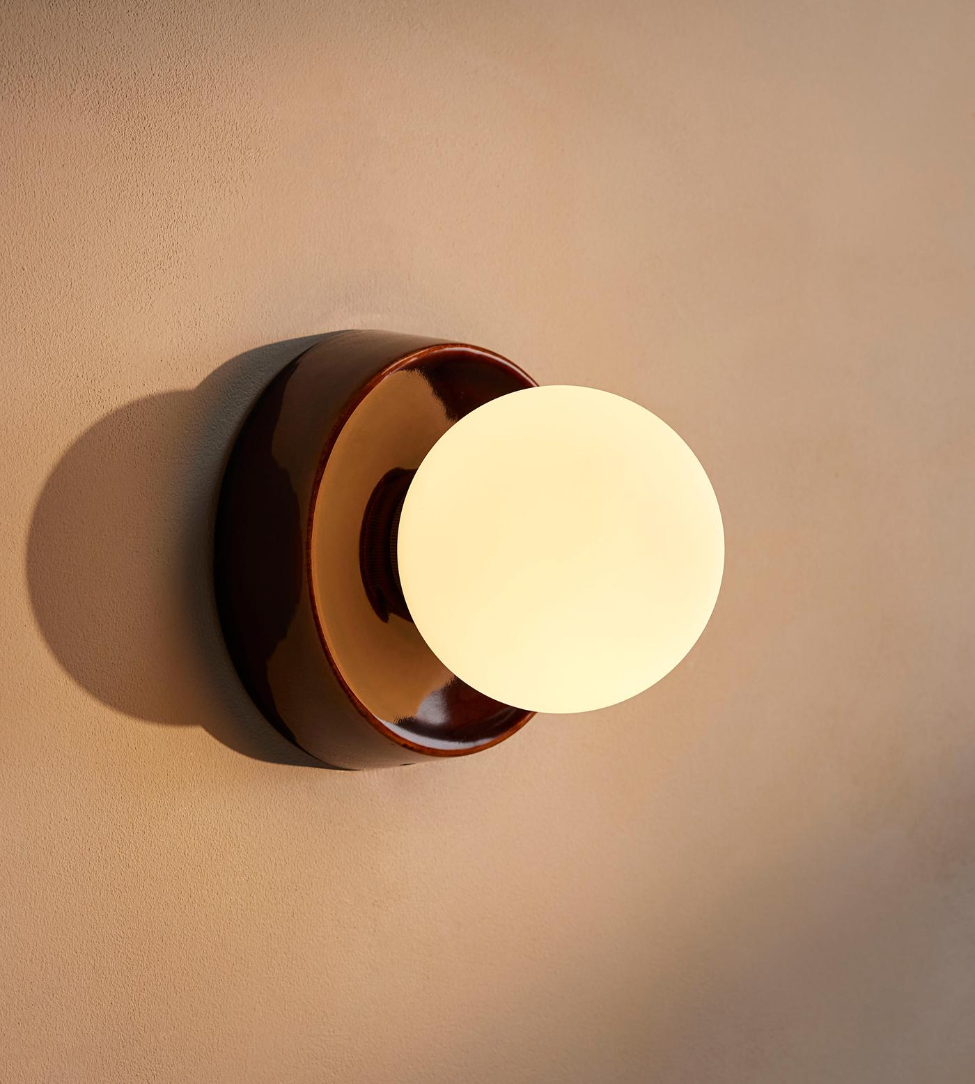 Sophia Wall Light, Brown